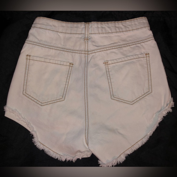 WINDSOR HIGH WAISTED EMBELLISHED SHORTS - Picture 3 of 4